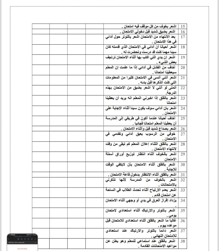 مقياس قلق الامتحان - الصفحة 2